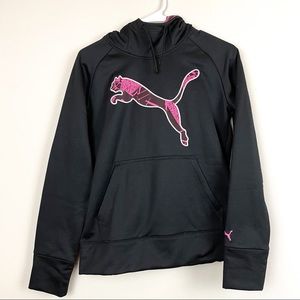 NWOT Puma Black/Pink Sweatshirt